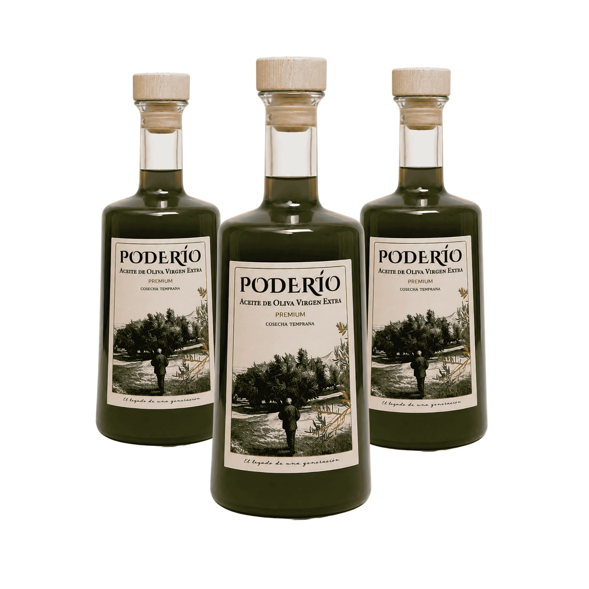 Pack de 3 botellas de aceite de oliva virgen extra